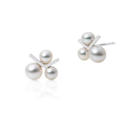 ヨンドシー ピアス　K10　ホワイトゴールド 4℃