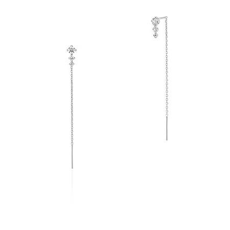 ヨンドシー ピアス　K10　ホワイトゴールド 4℃