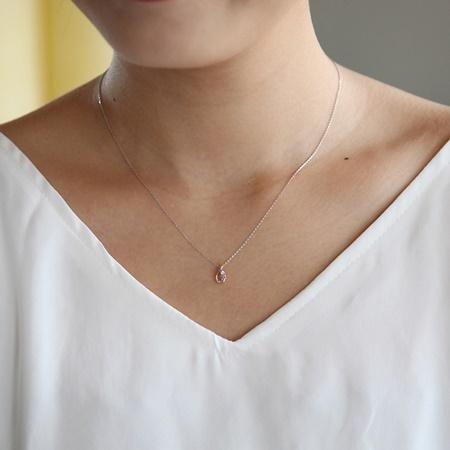 カナルヨンドシー Canal 4℃ ネックレス 【12月誕生石】 K10ホワイトゴールド ネックレス タンザナイト ダイヤモンド | 4℃ | 01