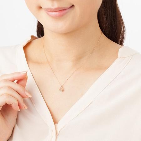 カナルヨンドシー Canal 4℃ ネックレス K18ピンクゴールド ネックレス ダイヤモンドの画像