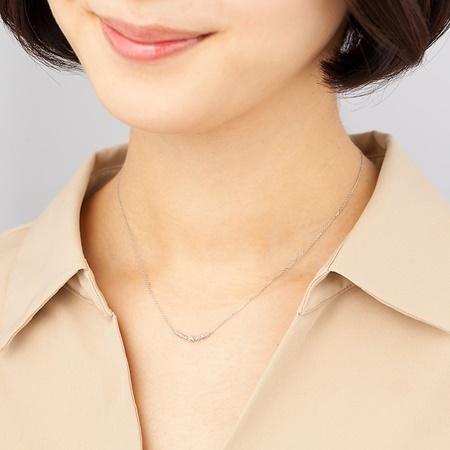 カナルヨンドシー Canal 4℃ ネックレス プラチナ ネックレス ダイヤモンドの画像