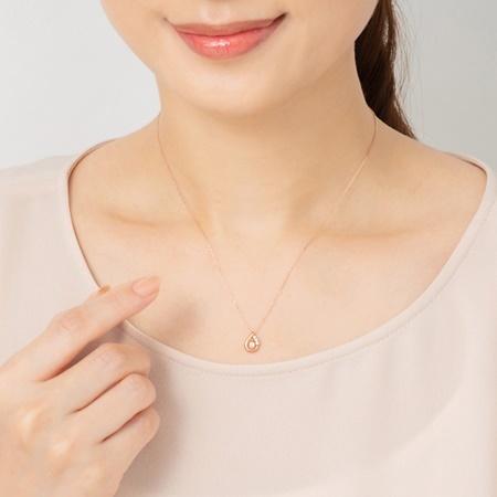 カナルヨンドシー Canal 4℃ ネックレス K18ピンクゴールド ネックレス ダイヤモンドの画像