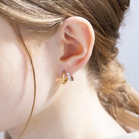 カナルヨンドシー Canal 4℃ ピアス 【Sweet 11月号掲載】 シルバー ピアス キュービックジルコニアの画像