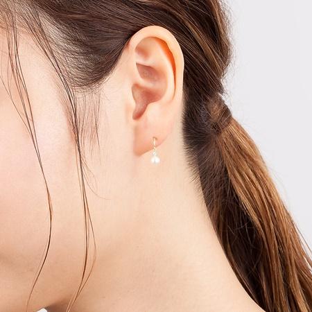 カナルヨンドシー Canal 4℃ ピアス K10イエローゴールド ピアス 淡水