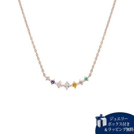 カナルヨンドシー Canal 4℃ ネックレス New Year Collection K10ピンクゴールド ムーンストーン