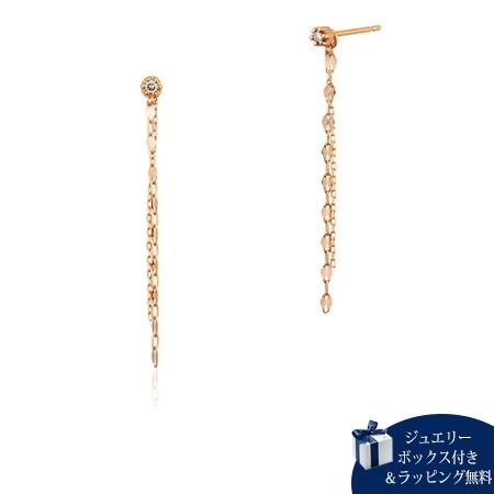 CANAL 4℃（カナルヨンドシー） K18ピンクゴールド ピアス ダイヤモンド