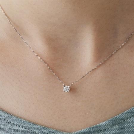 カナルヨンドシー Canal 4℃ ネックレス 【一粒ダイヤモンド】 プラチナ ネックレス ダイヤモンド_2