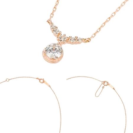 カナルヨンドシー Canal 4℃ ネックレス 【Clear Drop】 シルバーネックレス キュービックジルコニアの画像
