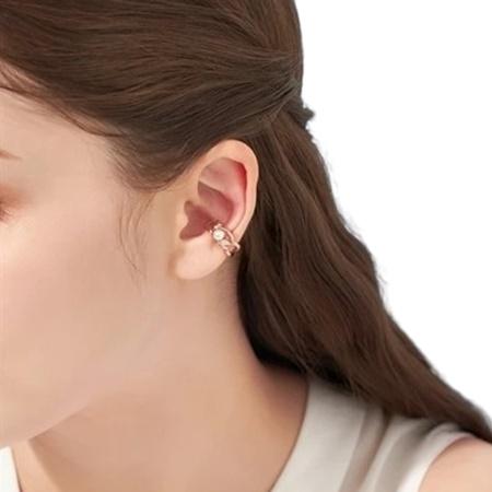 【送料無料】【ラッピング無料】カナルヨンドシー Canal 4℃ カナル4℃ シルバー カフリング 淡水パール/キュービックジルコニアの画像