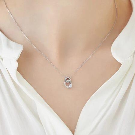 【送料無料】【ラッピング無料】カナルヨンドシー Canal 4℃ カナル4℃ 限定 3月誕生石 シルバー ネックレス アクアマリンの画像