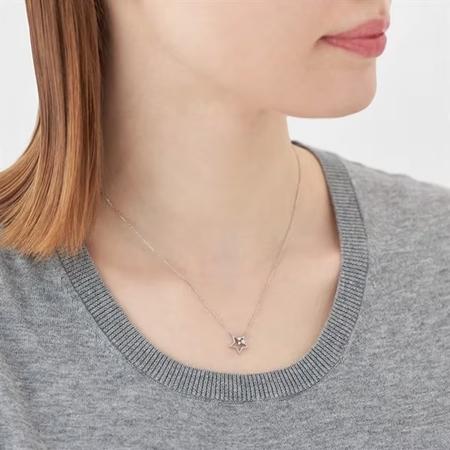 【送料無料】【ラッピング無料】カナルヨンドシー Canal 4℃ カナル4℃ Silver Diamond シルバー ネックレス ダイヤモンド/キュービックジルコニアの画像