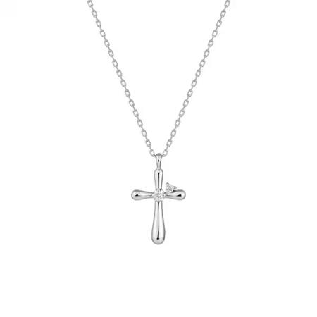 【送料無料】【ラッピング無料】カナルヨンドシー Canal 4℃ カナル4℃ Silver Diamond シルバー ネックレス ダイヤモンド/キュービックジルコニアの画像