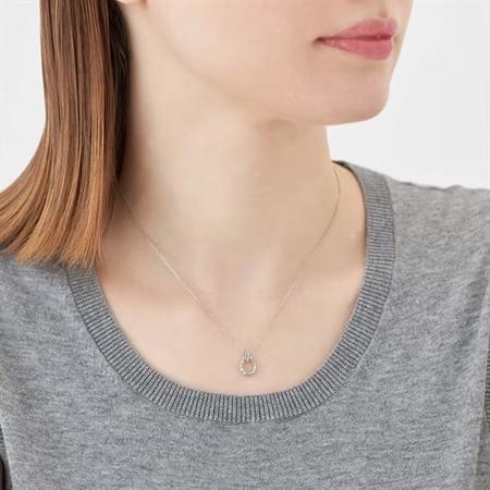 【送料無料】【ラッピング無料】カナルヨンドシー Canal 4℃ カナル4℃ Silver Diamond シルバー ネックレス ダイヤモンド/キュービックジルコニアの画像