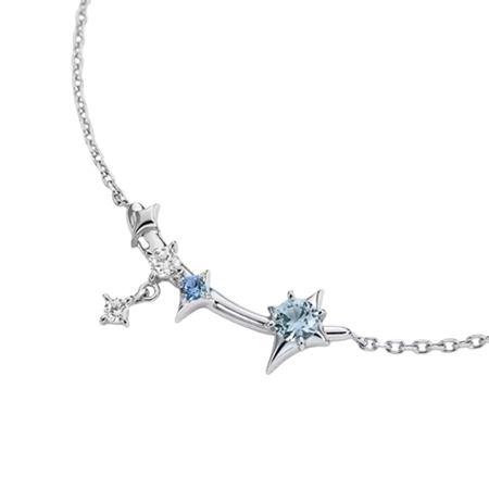 【送料無料】【ラッピング無料】カナルヨンドシー Canal 4℃ カナル4℃ Summer Collection シルバー ブレスレット シンセティックスピネルの画像
