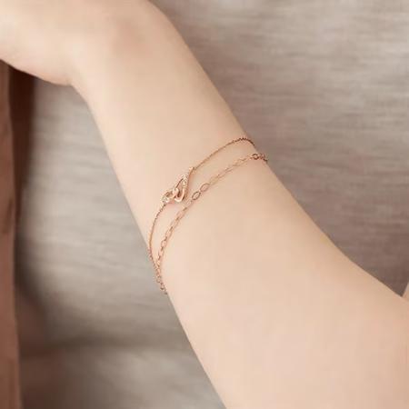 【送料無料】【ラッピング無料】カナルヨンドシー Canal 4℃ カナル4℃ 限定 Autumn Limited シルバー ブレスレット キュービックジルコニアの画像