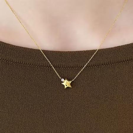 【送料無料】【ラッピング無料】カナルヨンドシー Canal 4℃ カナル4℃ シルバー ネックレス キュービックジルコニアの画像