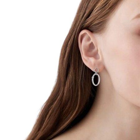 カナルヨンドシー Canal 4℃ カナル4℃ ピアス シルバー キュービックジルコニア レディースの画像