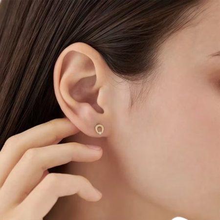 CANAL 4℃（カナルヨンドシー） カナル4℃ ピアス 片耳用 K10イエロー 