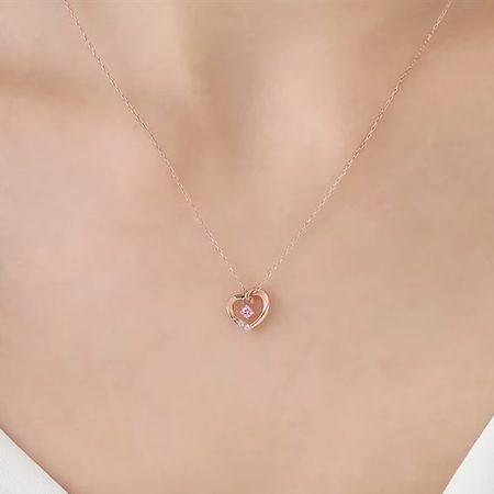 CANAL 4℃（カナルヨンドシー） カナル4℃ ネックレス K10 ピンク 