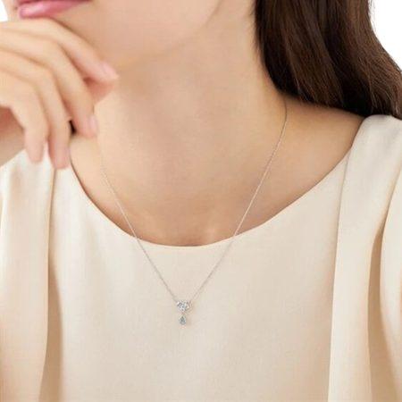 カナルヨンドシー Canal 4℃ カナル4℃ ネックレス シルバー ブルー 
