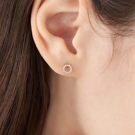Canal4℃（カナルヨンドシー） カナル4℃ ピアス K10ピンク