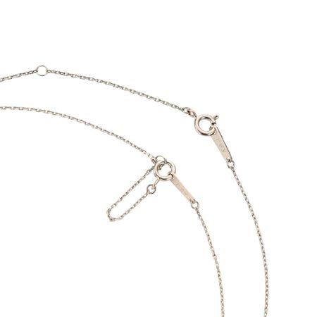 カナルヨンドシー Canal 4℃ カナル4℃ ネックレス ピンク シルバー オーバル Sheer Rose シンセティックモアサナイト レディースの画像