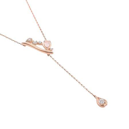 CANAL 4℃（カナルヨンドシー） カナル4℃ ネックレス シルバー 桜