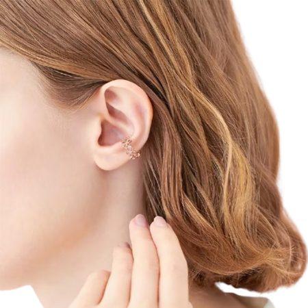 カナルヨンドシー Canal 4℃ カナル4℃ イヤーカフ シルバー 桜 フラワー SAKURA Collection シンセティックサファイア レディースの画像