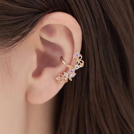 カナルヨンドシー Canal 4℃ カナル4℃ イヤーカフ シルバー Spring Collection ライラック キュービックジルコニア レディースの画像