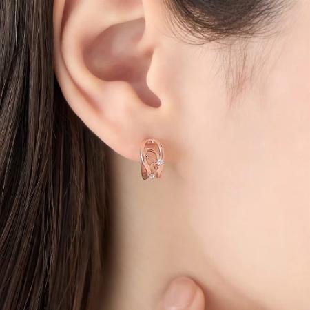 カナルヨンドシー Canal 4℃ カナル4℃ ピアス シルバー アーリーサマーコレクション フープ  レディースの画像