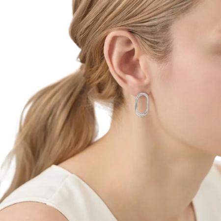 カナルヨンドシー Canal 4℃ カナル4℃ ピアス シルバー EARFLOW シンプル  レディースの画像
