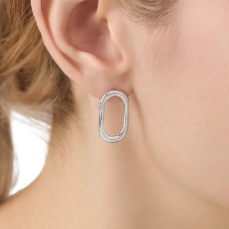 カナルヨンドシー Canal 4℃ カナル4℃ ピアス シルバー EARFLOW シンプル  レディースの画像