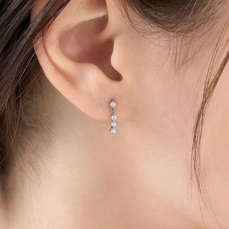 CANAL 4℃（カナルヨンドシー） カナル4℃ ピアス シルバー EARFLOW 