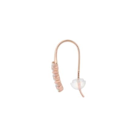 カナルヨンドシー Canal 4℃ カナル4℃ ピアス シルバー EARFLOW 三石 フックピアス キュービックジルコニア レディースの画像