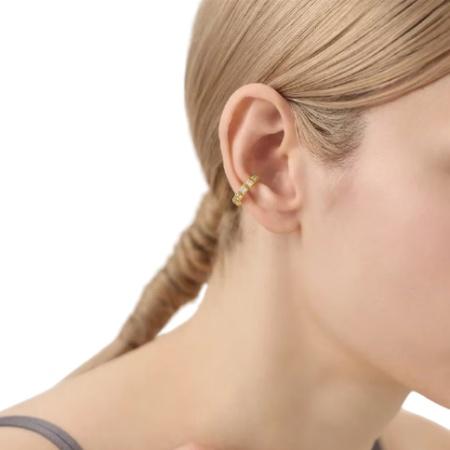 カナルヨンドシー Canal 4℃ カナル4℃ イヤーカフ シルバー EARFLOW エタニティ キュービックジルコニア レディースの画像