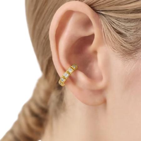 カナルヨンドシー Canal 4℃ カナル4℃ イヤーカフ シルバー EARFLOW エタニティ キュービックジルコニア レディースの画像