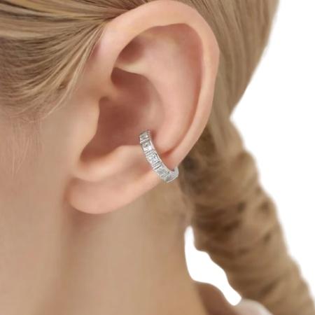 カナルヨンドシー Canal 4℃ カナル4℃ イヤーカフ シルバー EARFLOW エタニティ キュービックジルコニア レディースの画像