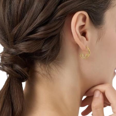 カナルヨンドシー Canal 4℃ カナル4℃ ピアス シルバー EARFLOW フープ 蝶 馬蹄 クローバー キュービックジルコニア レディースの画像