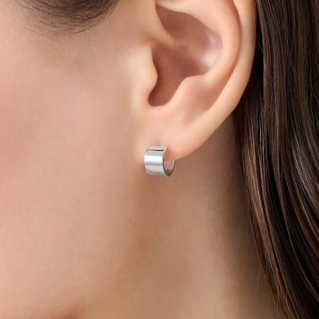 CANAL 4℃ シルバー フープ ピアス CANAL 4℃（カナルヨンドシー） カナル4℃ ピアスシルバー EARFLOW