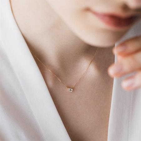 4℃ 50th限定モデル K10アクアマリンネックレス 4℃ 50th限定モデル K10アクアマリンネックレス ビズー公式