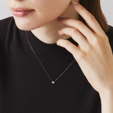 ヨンドシー 4℃ EAU DOUCE4℃ K18イエローゴールド ネックレス トパーズ  