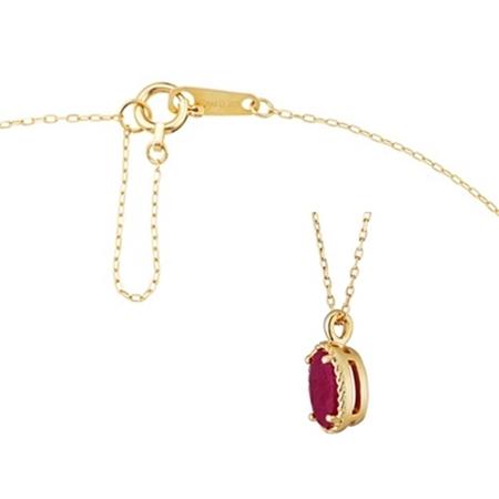 EAU DOUCE4℃ K10 ルビー ダイヤモンド ネックレス EAU DOUCE4℃ K10 ルビー ダイヤモンド ネックレス - メルカリ