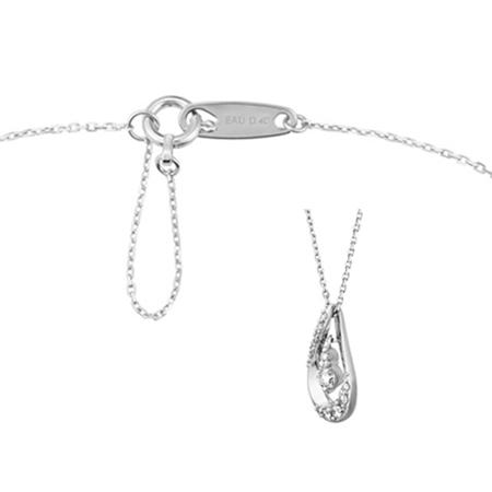 【送料無料】【ラッピング無料】ヨンドシー 4℃ EAU DOUCE４℃ プラチナ ネックレス ダイヤモンドの画像