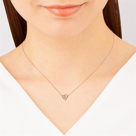 【送料無料】【ラッピング無料】ヨンドシー 4℃ アクセサリー 【12月誕生石】 シルバー ネックレス タンザナイト ホワイト トパーズ | 4℃ | 01