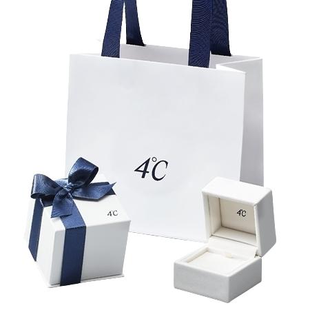 【送料無料】【ラッピング無料】ヨンドシー 4℃ アクセサリー 【12月誕生石】 シルバー ネックレス タンザナイト ホワイト トパーズ | 4℃ | 02