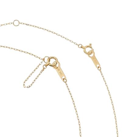 【送料無料】【ラッピング無料】ヨンドシー 4℃ アクセサリー K10 ４℃アクアゴールド シルバー ネックレス ホワイト トパーズ_2