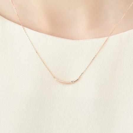 【送料無料】【ラッピング無料】ヨンドシー 4℃ 3月誕生石 シルバー ネックレス アクアマリンの画像