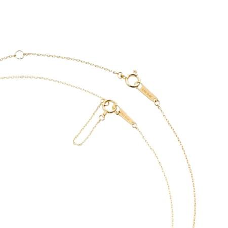 【送料無料】【ラッピング無料】ヨンドシー 4℃ EAU DOUCE４℃ K18イエローゴールド ネックレス ダイヤモンドの画像