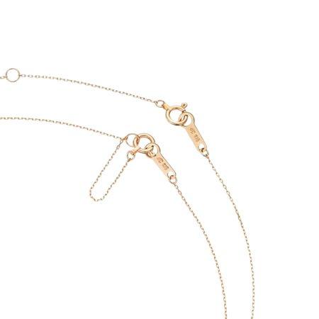 【送料無料】【ラッピング無料】ヨンドシー 4℃ K18ピンクゴールド ネックレス ダイヤモンドの画像