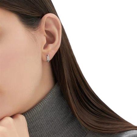 【送料無料】【ラッピング無料】ヨンドシー 4℃ シルバー イヤリング キュービックジルコニアの画像